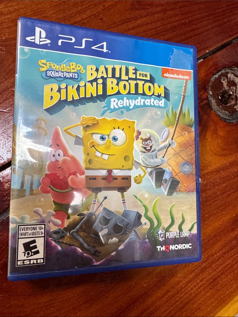 SpongeBob SquarePants: Battle for Bikini Bottom - Rehydrated (PS4) - Blue